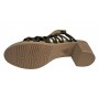 Sandale dama, piele naturala, toc 5cm, Verde, DOGATI ECLIPSE - TRK21V